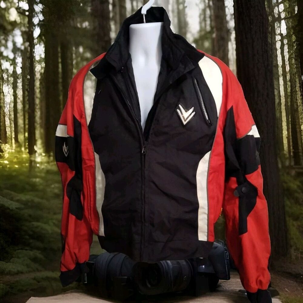 FRANK THOMAS XL HYPER TEC MOTORCYCLE JACKET Aqua Pore Advanced Padded